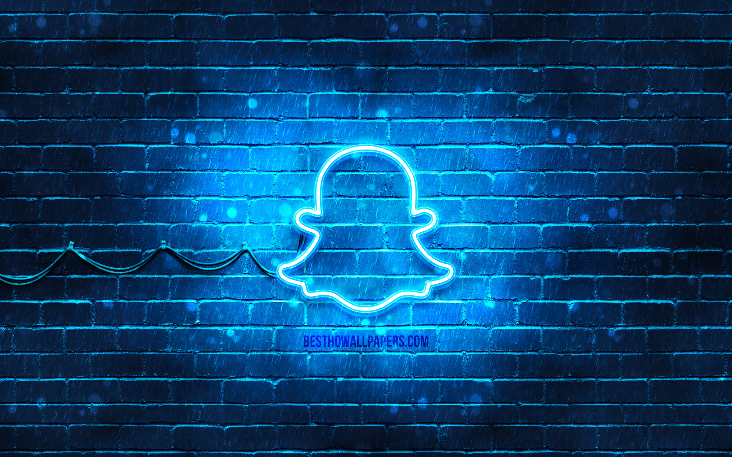 Snapchat neon logo